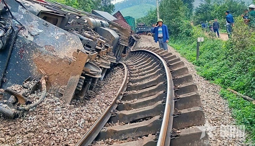 Hiện trường xảy ra vụ tai nạn. Ảnh: Báo Quân đội Nhân dân.