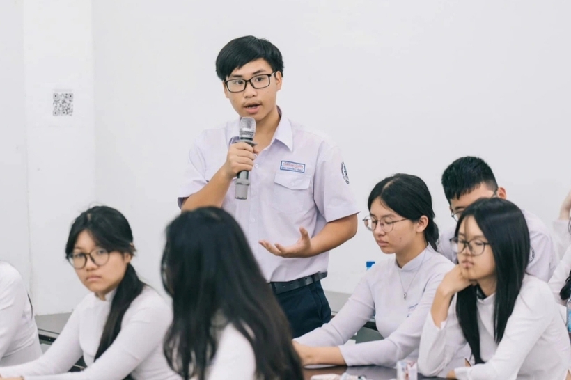 Năm học 2025-2026, Trường THCS-THPT Trần Đại Nghĩa dự kiến tuyển 285 chỉ tiêu vào lớp 10. Ảnh minh họa: Dân Trí