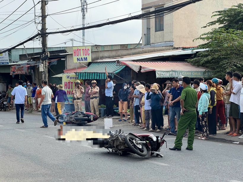 Hiện trường xảy ra vụ tai nạn. Ảnh: Báo Nhà báo và Công luận.