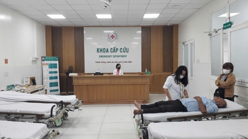 Khoa cấp cứu Bệnh viện Nhân dân 115. Ảnh minh họa.