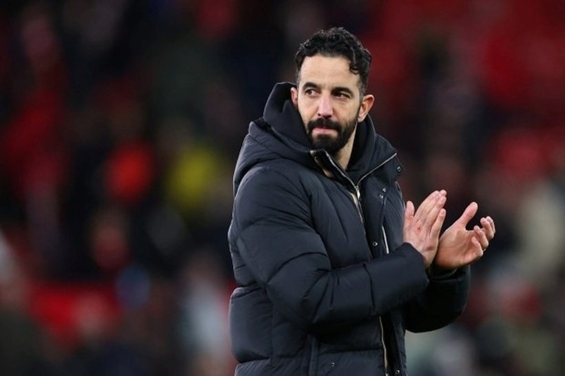 HLV Amorim đặt mục tiêu vô địch Premier League khiến nhiều người hoài nghi. Ảnh: Getty.