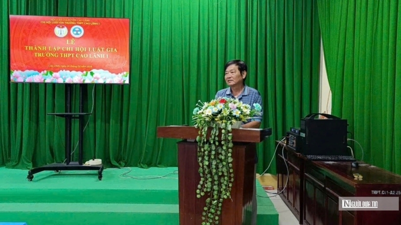 Luật gia Đoàn Quốc Cường, Chủ tịch Hội Luật gia tỉnh Đồng Tháp.