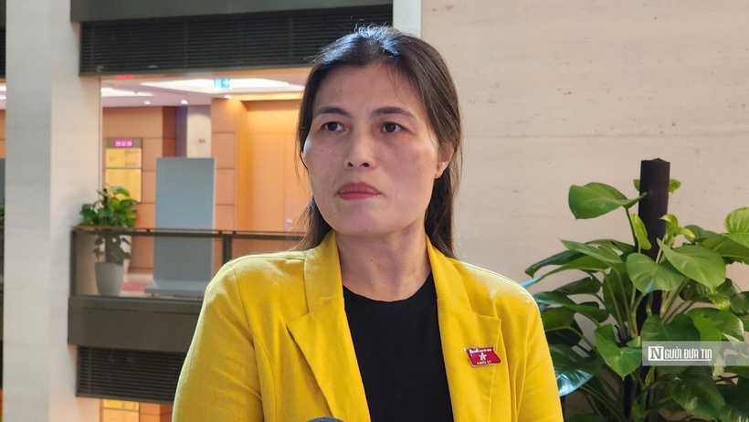 ĐBQH Hồ Thị Minh. (Ảnh: Hoàng Bích)