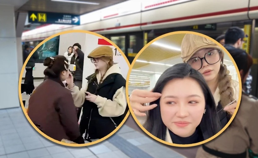 Deng thường mở quầy trang điểm 17h-19h30 mỗi ngày, trừ ngày cuối tuần. Ảnh: SCMP.