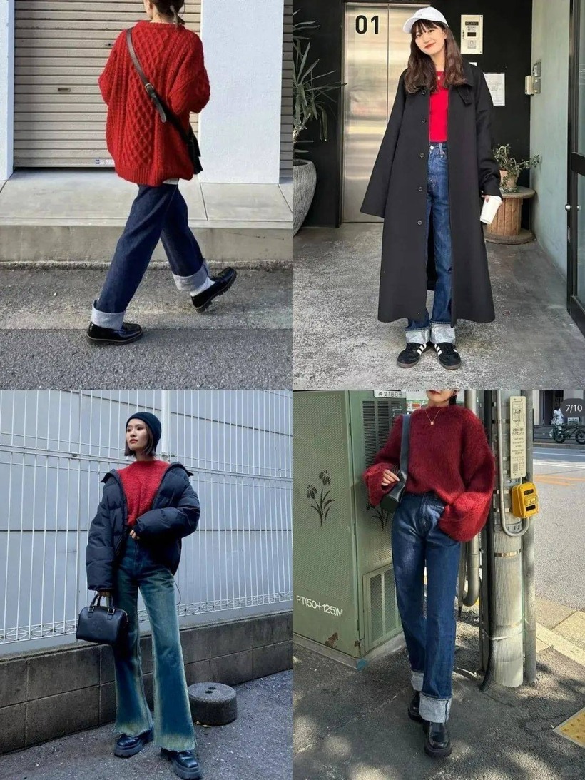 Trong những ngày đầu năm, màu đỏ còn mang ý nghĩa cầu chúc may mắn và thành công.