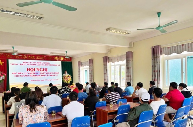 Hội Luật gia tỉnh Lai Châu triển khai các hội nghị tư vấn cho người chấp hành xong án phạt tù.