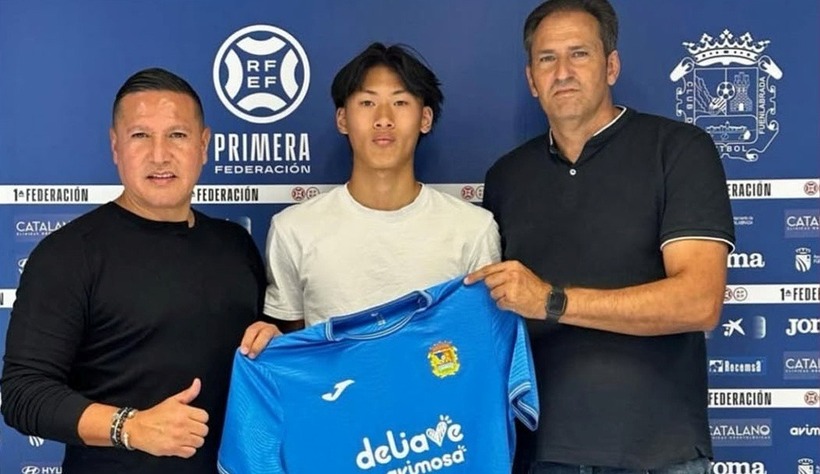 Julien Nguyen từng có thời gian khoác áo đội trẻ Rayo Vallecano.