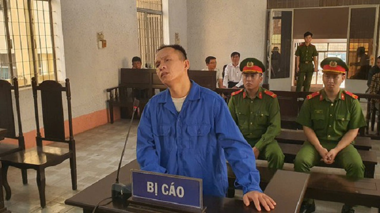 HĐXX tuyên phạt bị cáo Nguyễn Duy Hoàng án tử hình. Ảnh: Người Lao Động