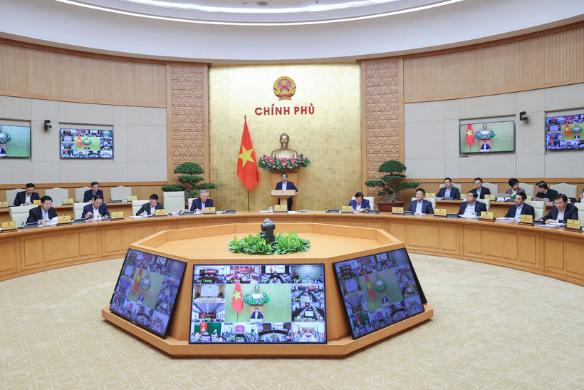 Toàn cảnh phiên họp. (Ảnh: VGP)
