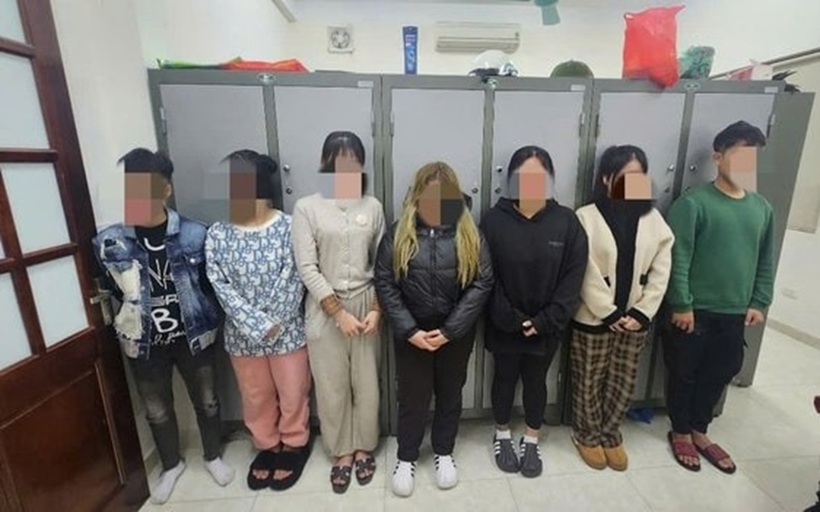 Các đối tượng tham gia đánh hội đồng thiếu nữ 17 tuổi ở Hà Nội. Ảnh: Hà Nội Mới