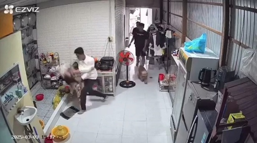 Hiện trường vụ việc. Ảnh: Thanh Niên
