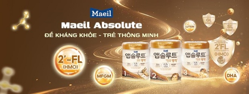 “Sữa Hàn Chính Ngạch” Maeil Absolute với công thức 6HMO toàn diện được ưa chuộng nhất tại Hàn Quốc - 1