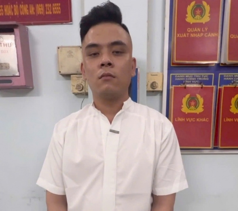 Tưởng Chí Huy bị khởi tố, bắt tạm giam để điều tra về tội "Cố ý gây thương tích". Ảnh: Công An Nhân Dân