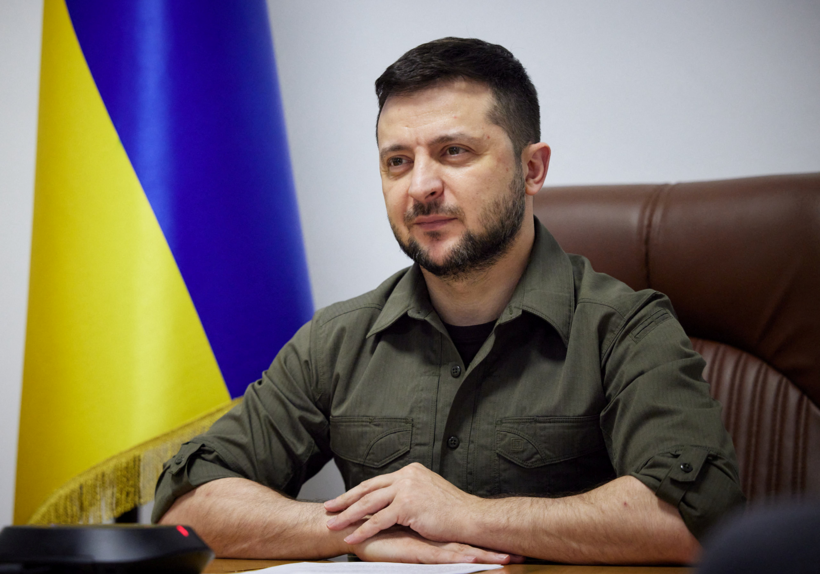 Tổng thống Ukraine Volodymyr Zelensky. Ảnh : Reuters