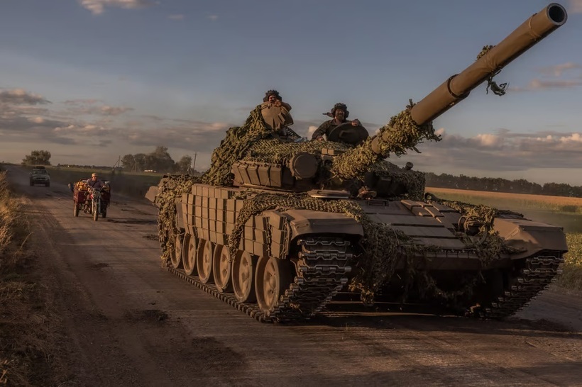 Binh sĩ Ukraine tại Kursk. Ảnh: Getty