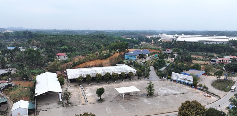 Trạm dừng nghỉ Ngọc Anh, sát vách trạm dừng nghỉ là căn biệt phủ của Nguyễn Văn Tuấn. (Ảnh: VietnamNet)