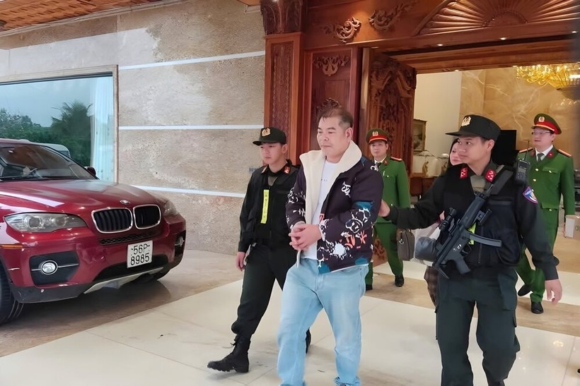 Đối tượng Nguyễn Văn Tuấn đã bị bắt. (Ảnh: Công an tỉnh Phú Thọ)