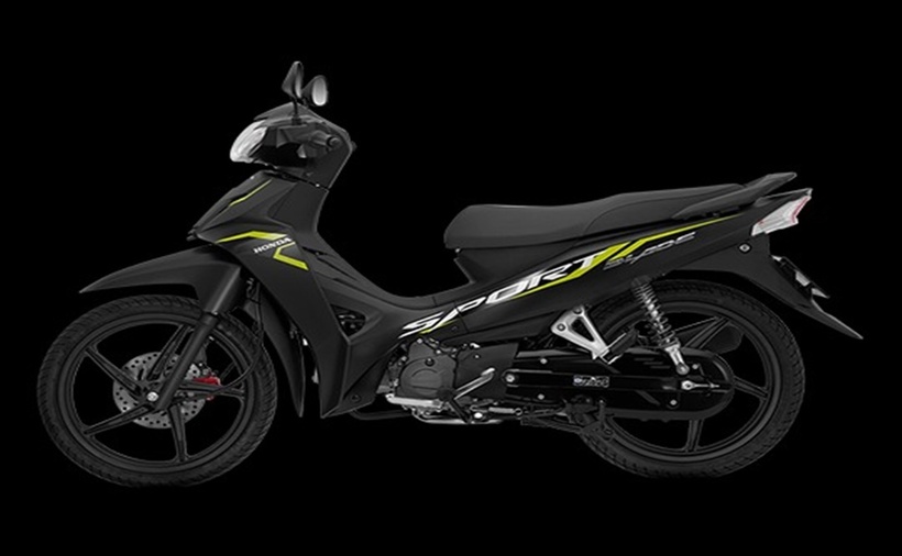 Phiên bản Honda Blade 110 thể thao màu đen. (Ảnh: Honda)