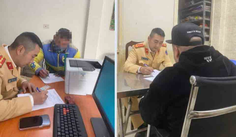 2 người liên quan được cơ quan chức năng mời lên làm việc. Ảnh: Lao Động