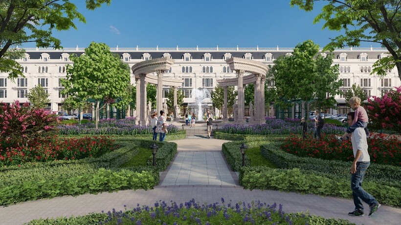 Không gian xanh chan hoà thiên nhiên, kiến tạo chuẩn mực sống cao cấp cho cư dân