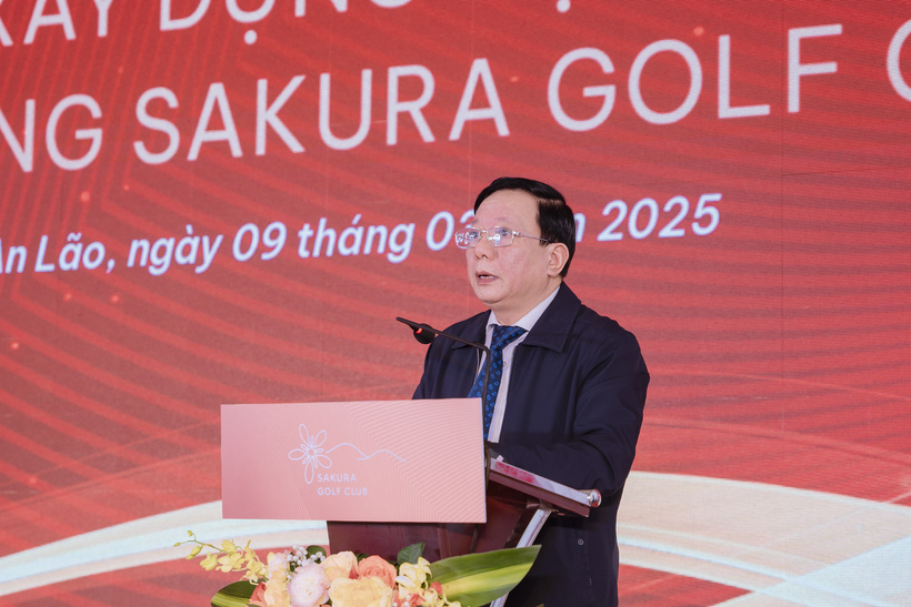 Ông Nguyễn Đức Thọ - Phó Chủ tịch UBND Hải Phòng đánh giá cao quyết tâm của Nhà đầu tư trong việc khởi công xây dựng dự án.