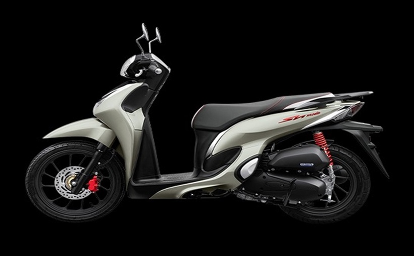 SH Mode phiên bản thể thao màu xám đen. (Ảnh: Honda)