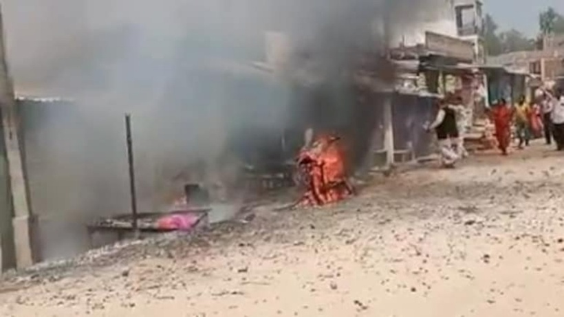 Hiện nguyên nhân gây ra vụ cháy vẫn chưa được xác định. Ảnh: NDTV.