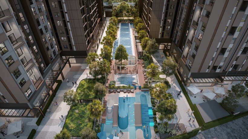 Hệ tiện ích độc bản giao hòa đa giác quan tựa như “xương sống” của dự án, chạy dọc xuyên suốt theo các phân khu, mang sự tiện nghi tới từng ngưỡng cửa.