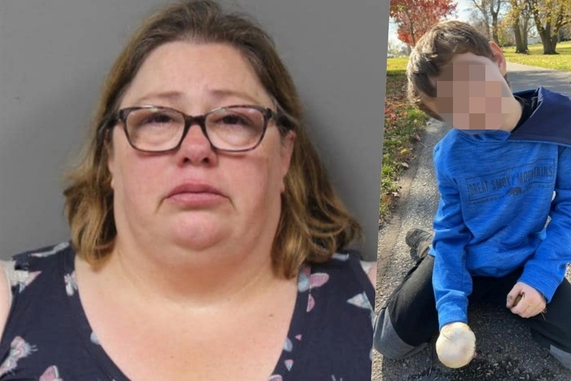 Jennifer Lee Wilson và bé Dakota Stevens. Ảnh: Cảnh sát Quận Berrien/Hayden Hetzel.