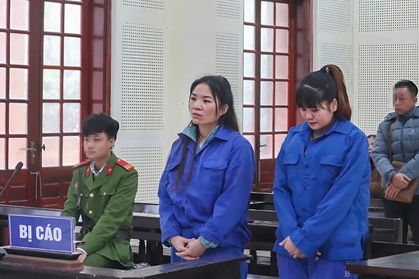 2 người phụ nữ bán bé X. sang nước ngoài. Ảnh: Giáo dục & Thời đại