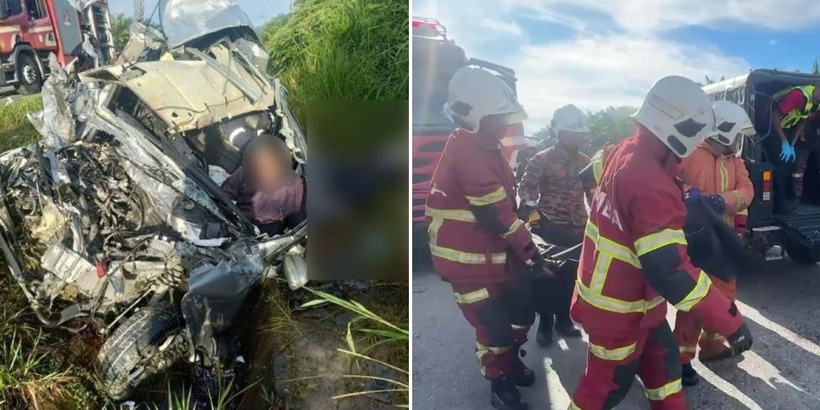 Hiện trường vụ tai nạn. Ảnh: Must Share News