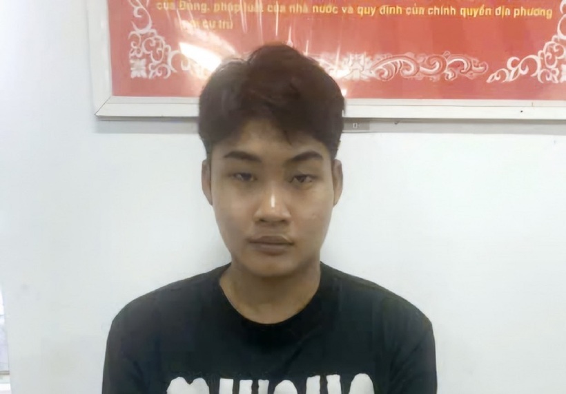 Nguyễn Minh Hoàng lúc mới bị bắt. Ảnh: Công an Nhân dân