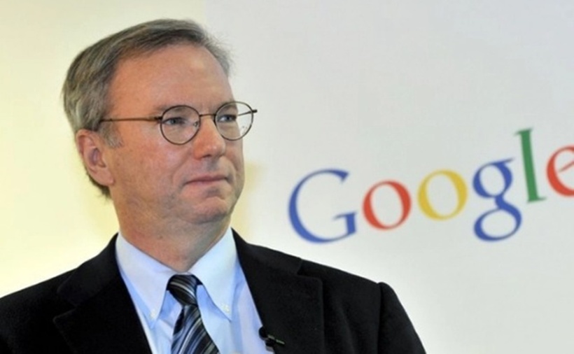 "Công thần" Eric Schmidt của Google, đưa một startup non trẻ ở thung lũng Silicon trở thành đại gia công nghệ toàn cầu. (Ảnh: Google)