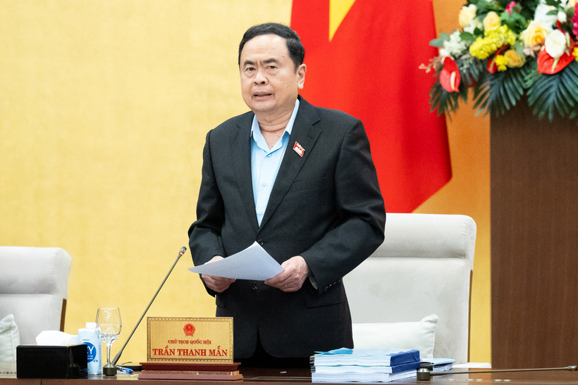 Chủ tịch Quốc hội Trần Thanh Mẫn. (Ảnh: Media Quốc hội)