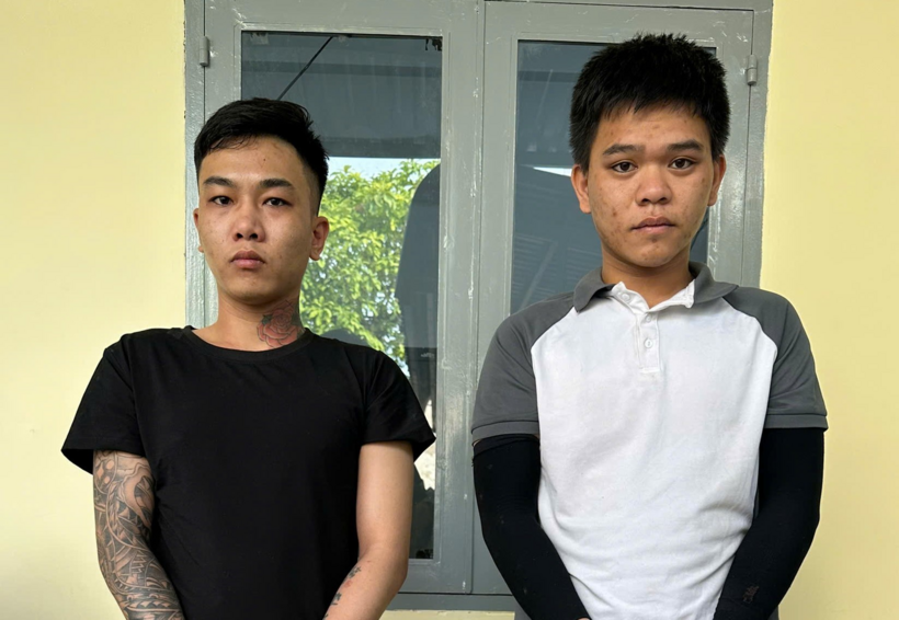 2 đối tượng Long và Phúc. Ảnh: Công an Đồng Nai