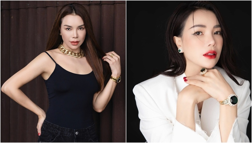 Người mẫu Trà Ngọc Hằng. (Ảnh: VnExpress)
