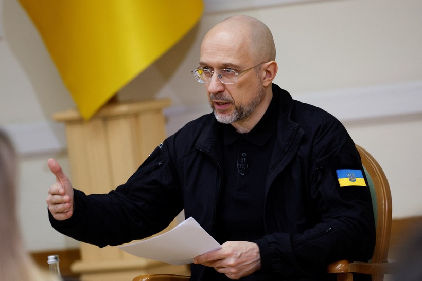 Thủ tướng Ukraine Denys Shmyhal. Ảnh: Reuters