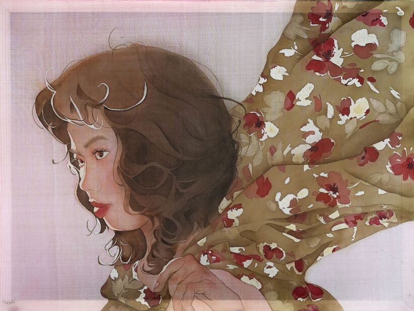 Vinser Lưu Xuân Mai mang tới triễn lãm Tác phẩm Mẹ (Lụa) đầy ấn tượng