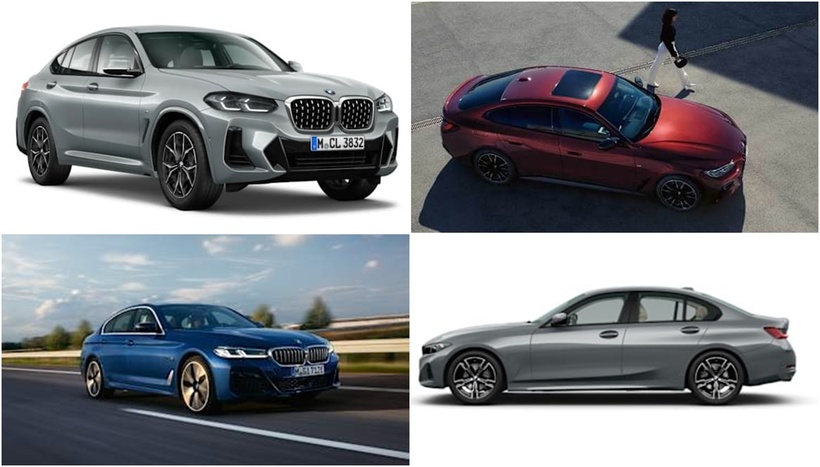 Một số dòng xe nổi bật của BMW.