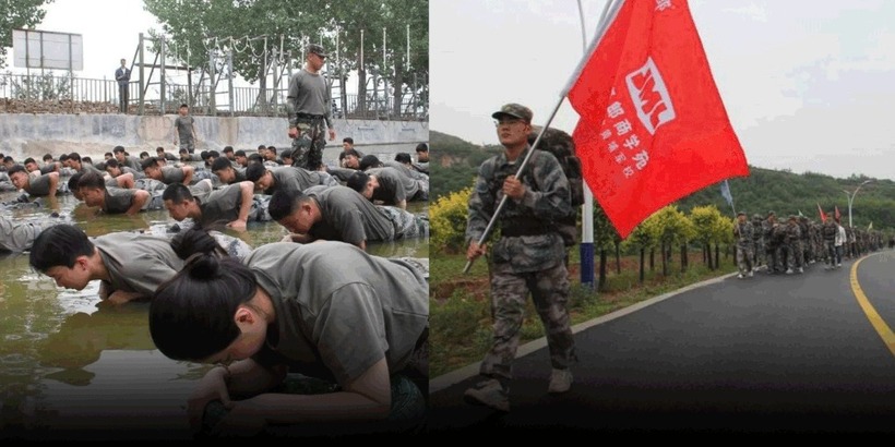Công ty mì ăn liền áp dụng chương trình huấn luyện "địa ngục" cho nhân viên thực tập. Ảnh: Sixthtone.
