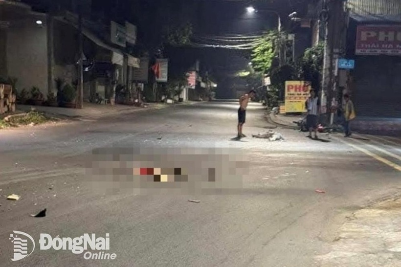 Hiện trường xảy ra vụ tai nạn. Ảnh: Báo Đồng Nai.