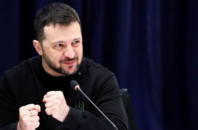 Tổng thống Ukraine Volodymyr Zelensky. Ảnh: US News