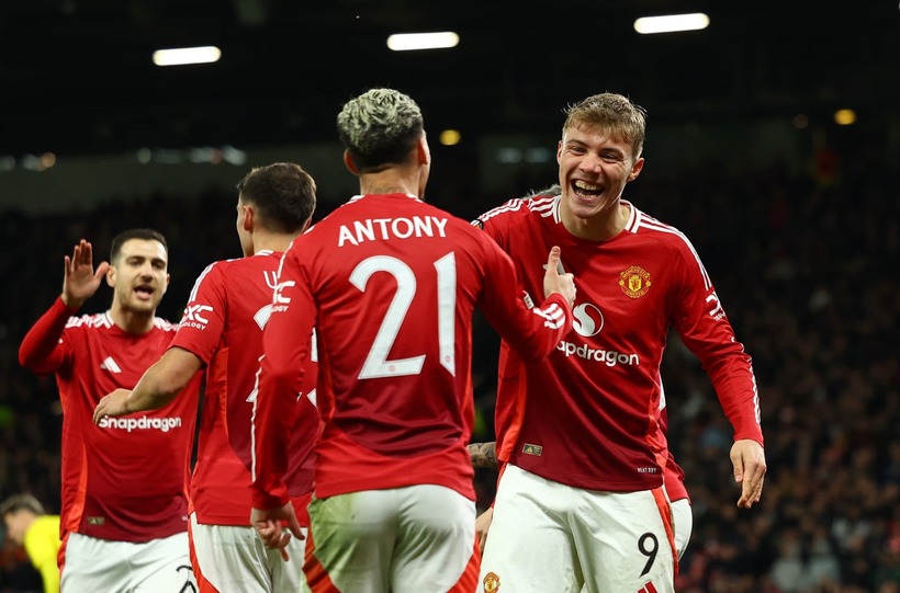 Man United đã định giá Antony khi cầu thủ này muốn chuyển nhượng vĩnh viễn tới Real Betis. Đồng thời, Hojlund cũng được cho là sẽ bán trong hè này. Ảnh: GETTY