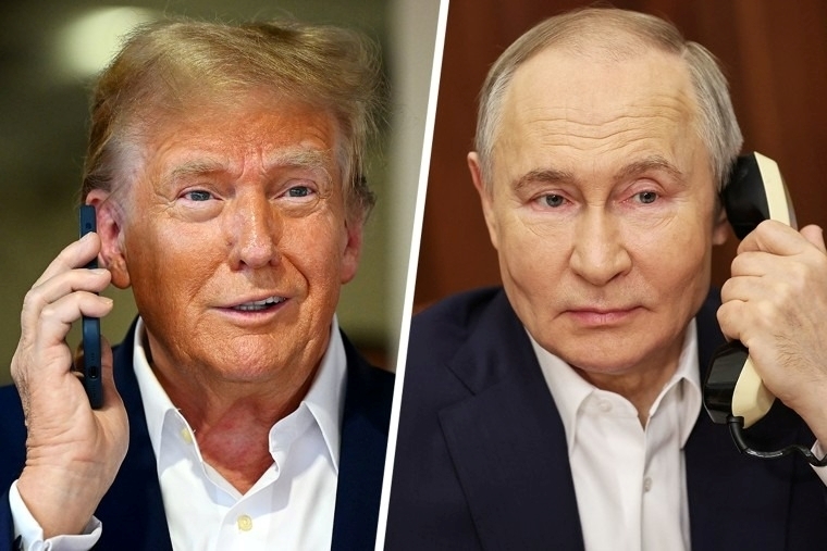 Ông Trump sẽ điện đàm với ông Putin vào ngày 18/3. Ảnh: NBC News