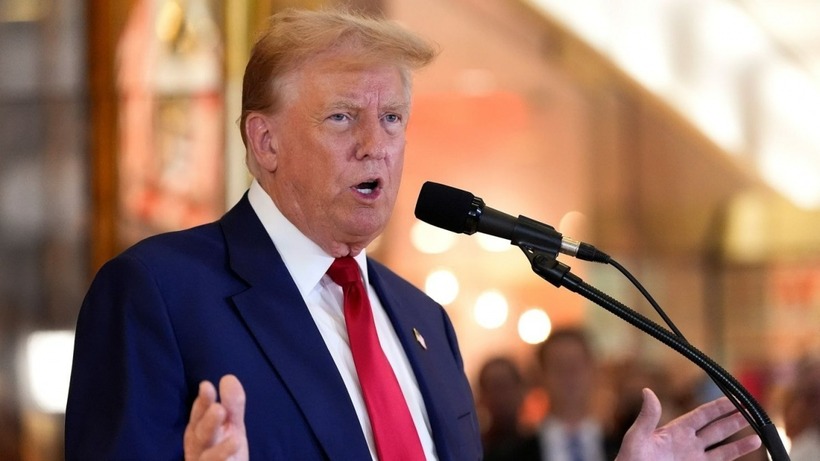 Tổng thống Mỹ Donald Trump phủ nhận các báo cáo cho rằng thất bại của quân đội Ukraine tại Kursk là do Washington đình chỉ viện trợ quân sự. Ảnh: CNN
