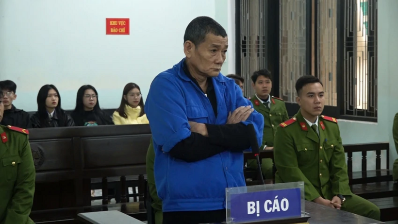 Bị cáo Trần Sang tại phiên tòa. Ảnh: Pháp luật TP.HCM