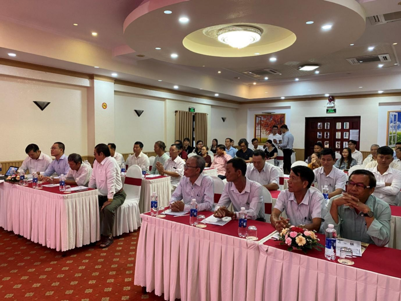 Quang cảnh Lễ khai giảng.