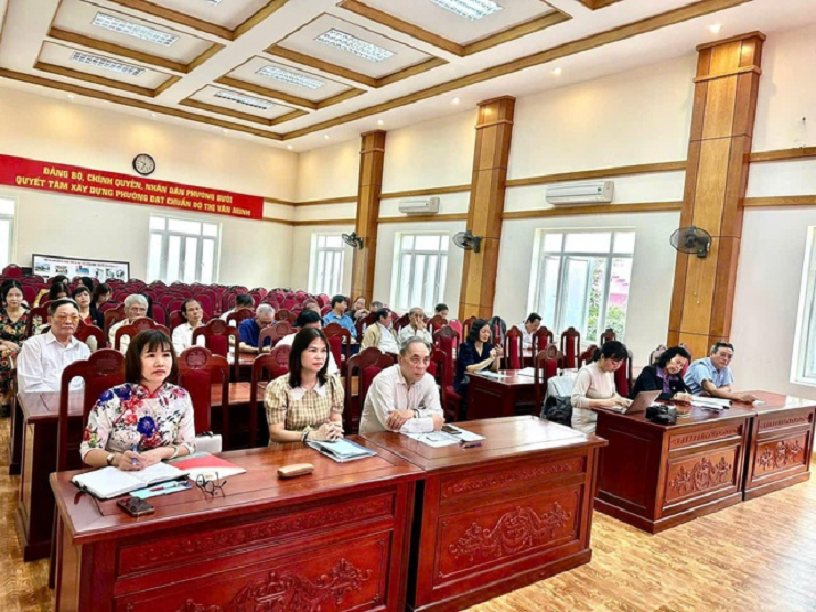 Đại hội chi hội luật gia phường Bưởi lần thứ VI, nhiệm kỳ 2024-2029.