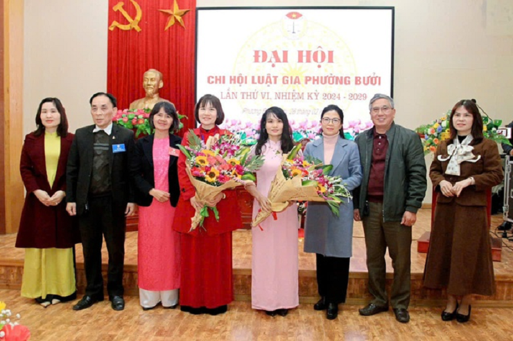 Đại hội chi hội Luật gia phường Bưởi lần thứ VI, nhiệm kỳ 2024-2029.