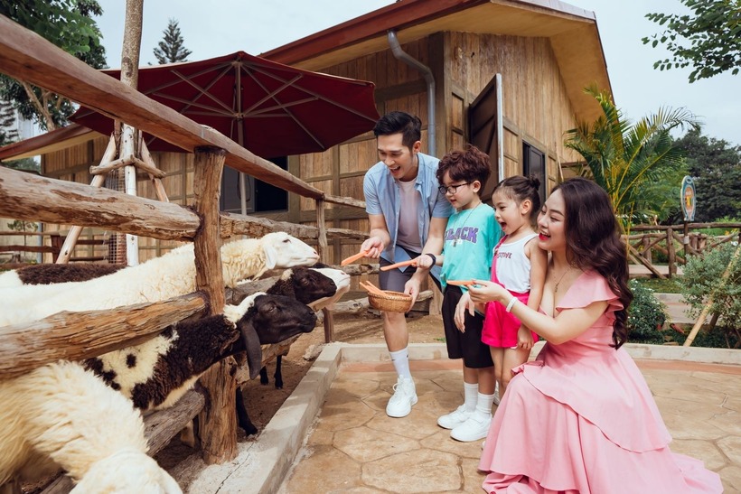 Gặp gỡ những người bạn động vật đáng yêu tại vườn thú Thiên Đường Bảo Sơn.